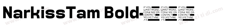 NarkissTam Bold字体转换
